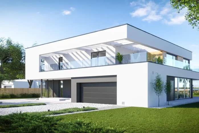 Domy piętrowe z płaskim dachem – nowoczesność i funkcjonalność w jednym