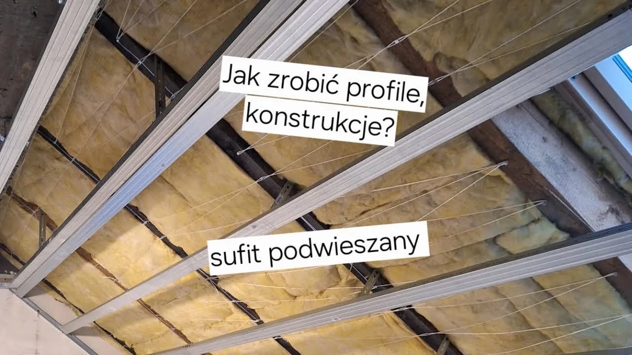 Jak zrobić konstrukcję pod sufit podwieszany - krok po kroku do sukcesu